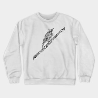 Bird Illustration Crewneck Sweatshirt